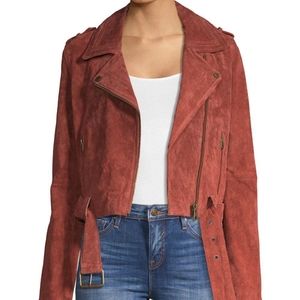 NWOT Vigoss Classic Suede Moto jacket, XS, new